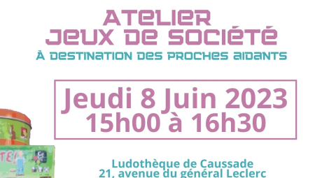 Atelier Jeux de Société -  Caussade - 8 juin