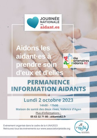 PERMANENCE D&#039;INFORMATION - SEMAINE DES AIDANTS